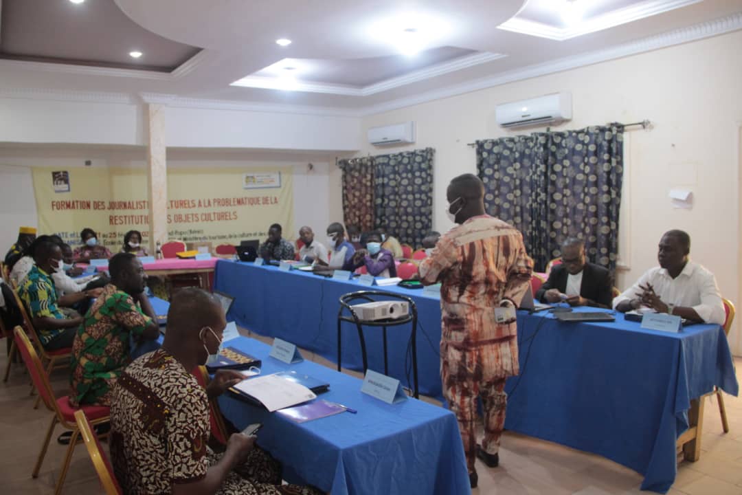 Lire la suite à propos de l’article Atelier de formation des journalistes culturels autour de la problématique de restitution des biens culturels au Bénin