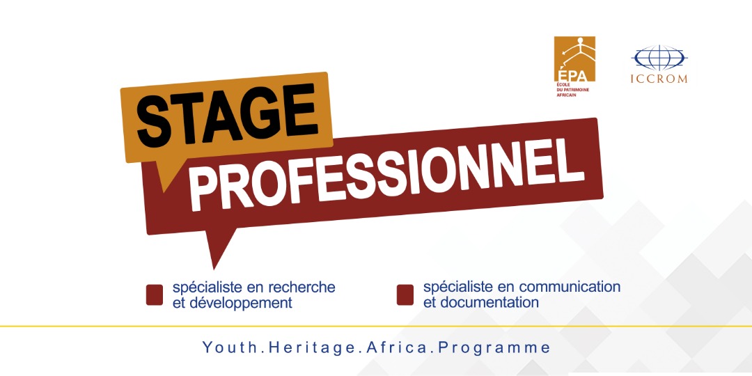 Recrutement de deux stagiaires professionnels africains dans le cadre du Youth.Heritage.Africa